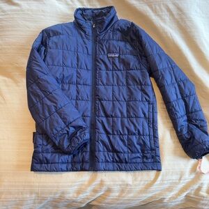 Patagonia Kids Quilted Insulated Jacket Navy Blue Size S 7–8 Lightweight